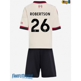 Liverpool Andrew Robertson #26 Echipament de Fotbal Replică 2025-26 Copii Deplasare (+ Șorturi)